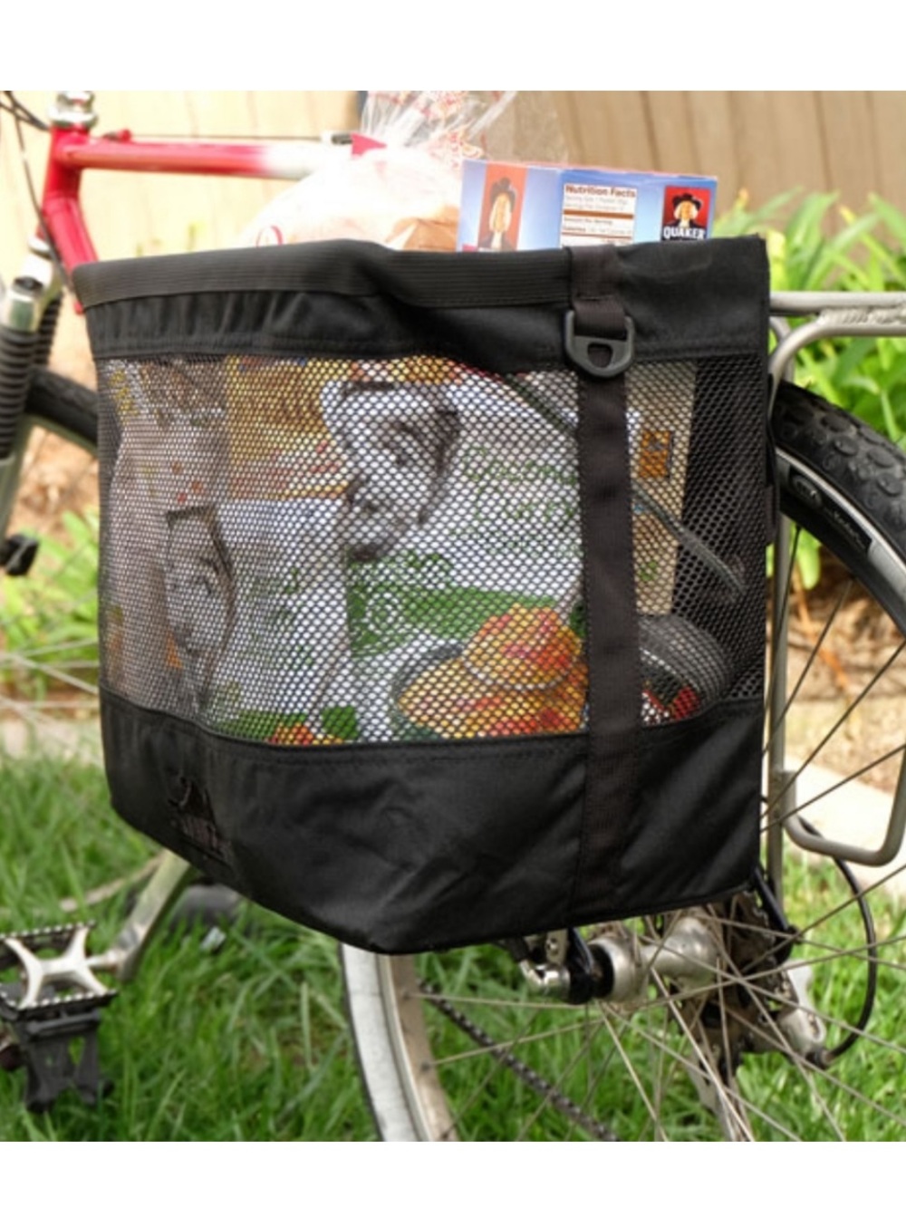 Bushwhacker USA Set hNEW Black Rear Rack Bike Pannier Bags (Pair) - Picture 11 of 11